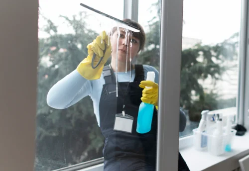 Nettoyage de vitres intérieures et extérieures à Petit-Caux